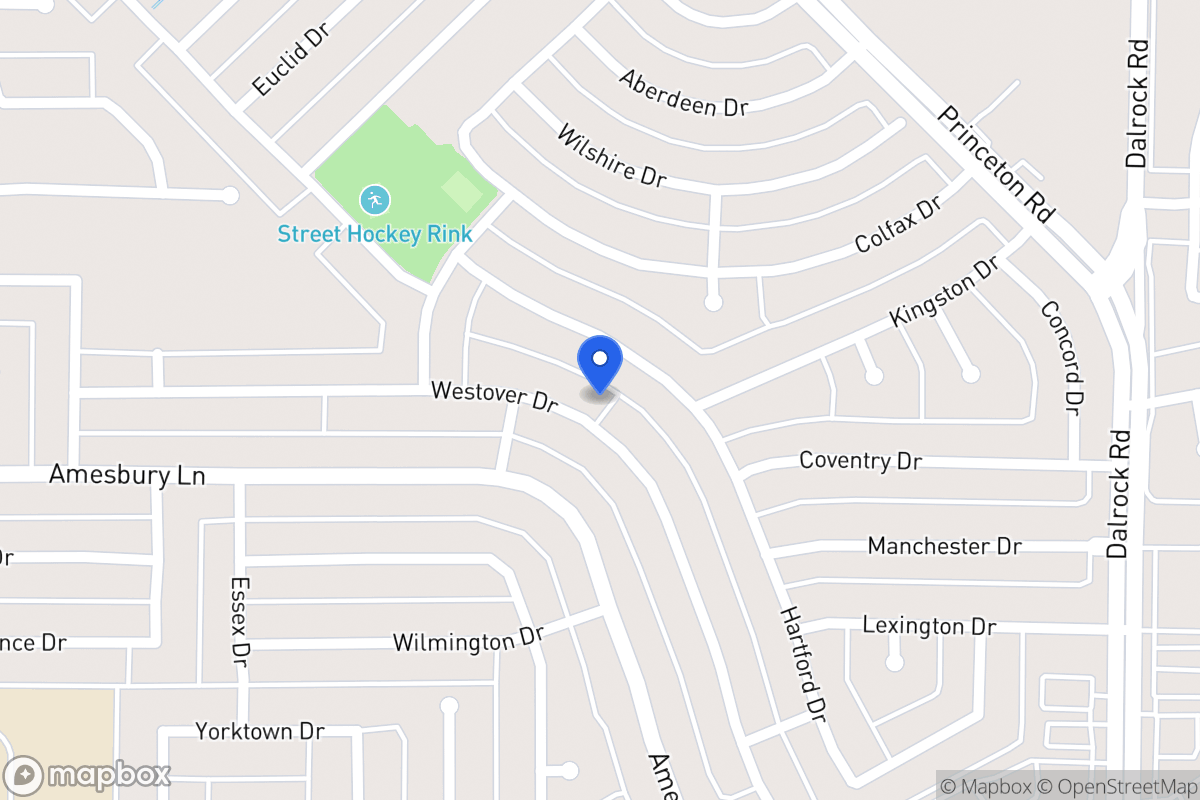 Map of 6902 Westover Dr