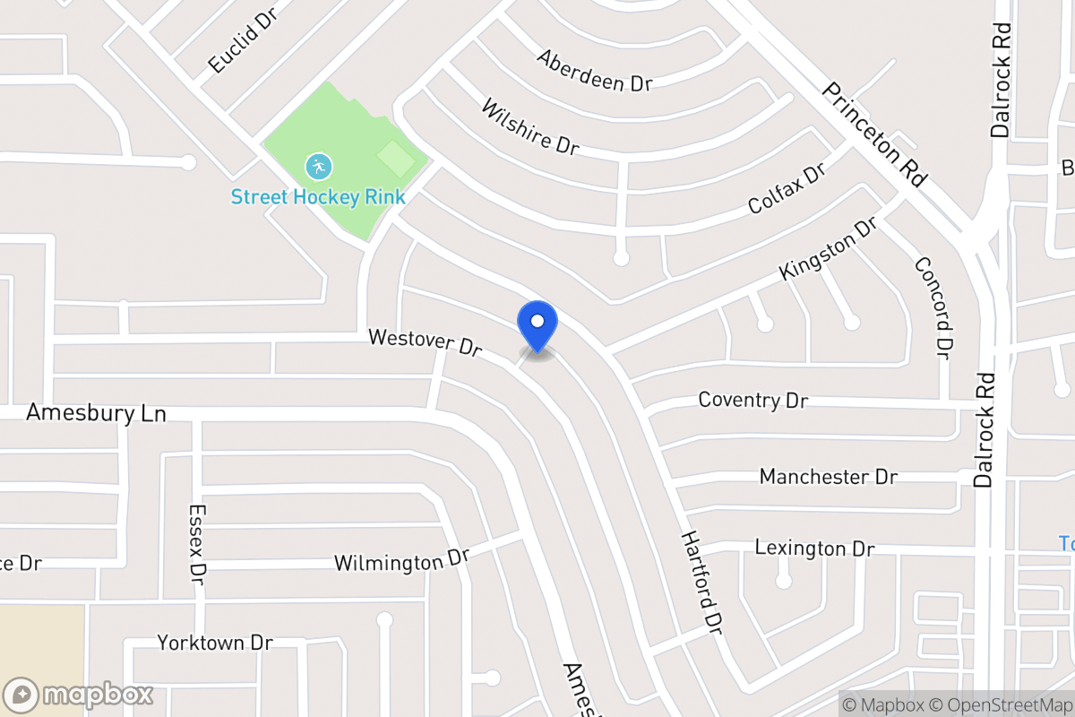 Map of 6814 Westover Dr