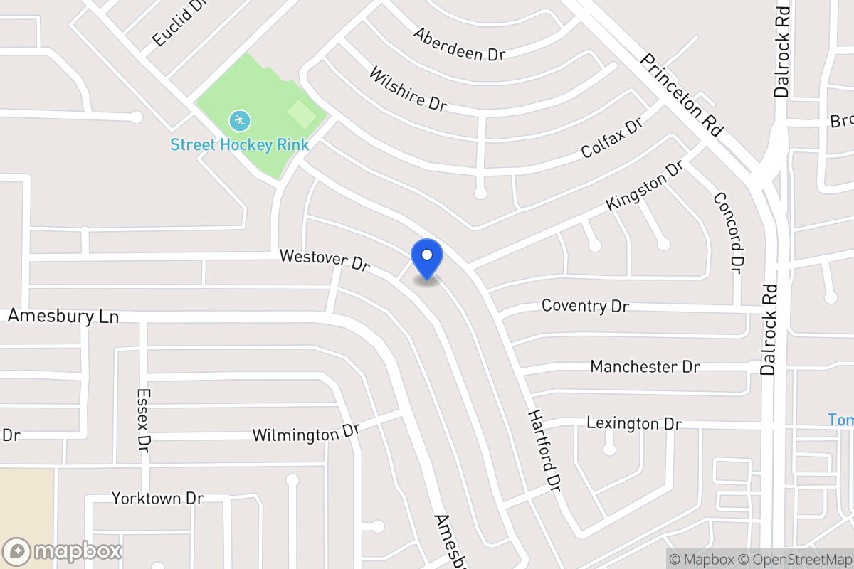 Map of 6810 Westover Dr