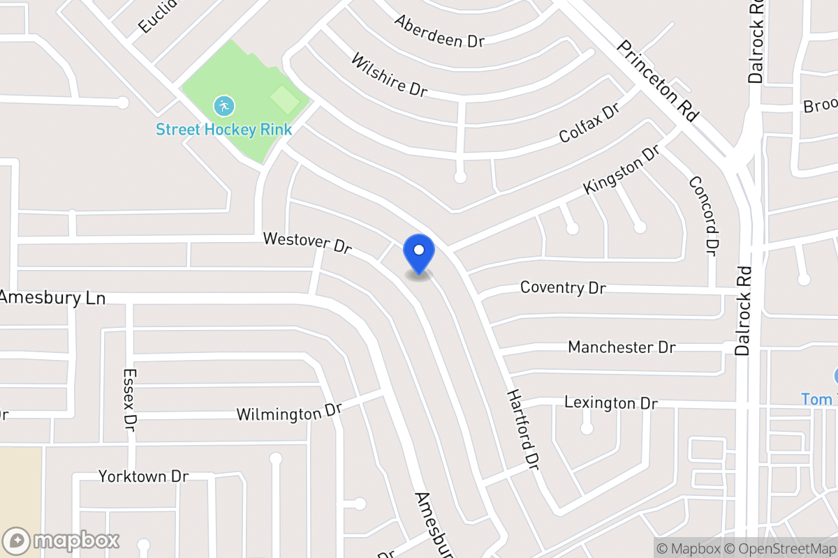 Map of 6806 Westover Dr