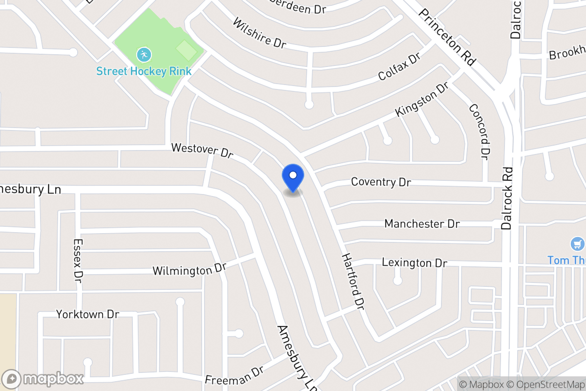 Map of 6714 Westover Dr