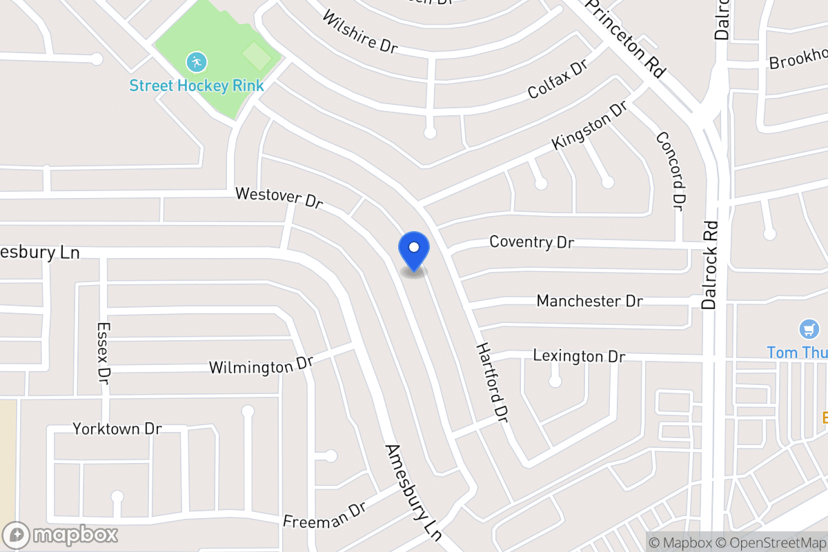 Map of 6710 Westover Dr