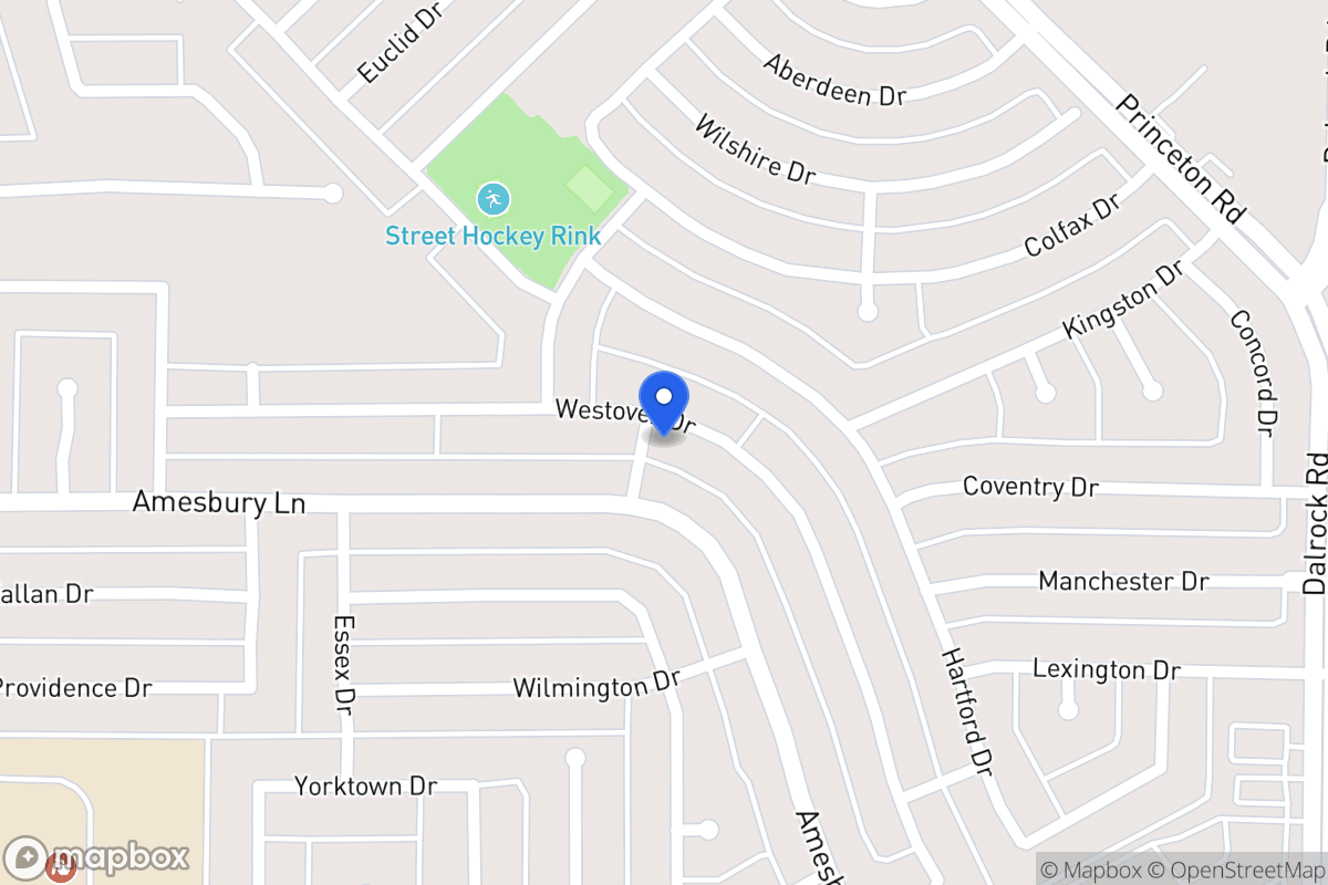 Map of 6905 Westover Dr