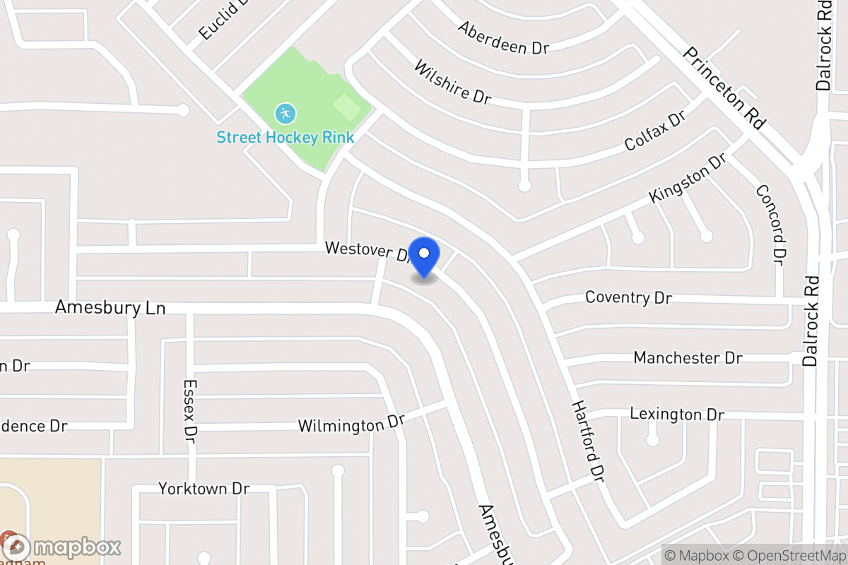 Map of 6813 Westover Dr