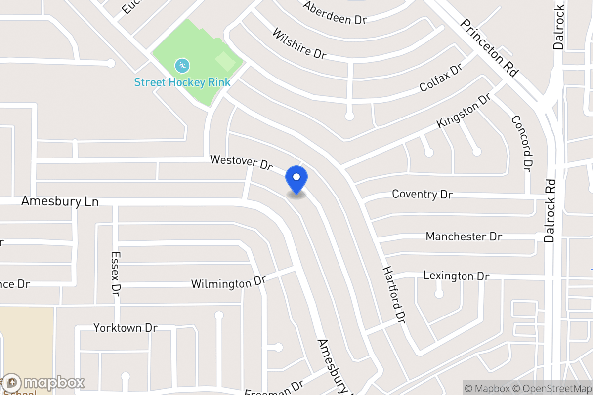 Map of 6805 Westover Dr