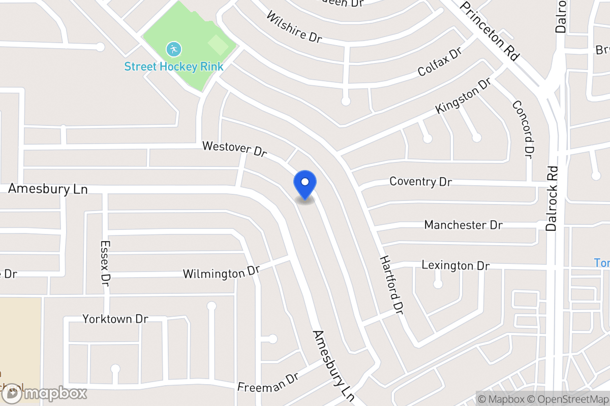 Map of 6713 Westover Dr