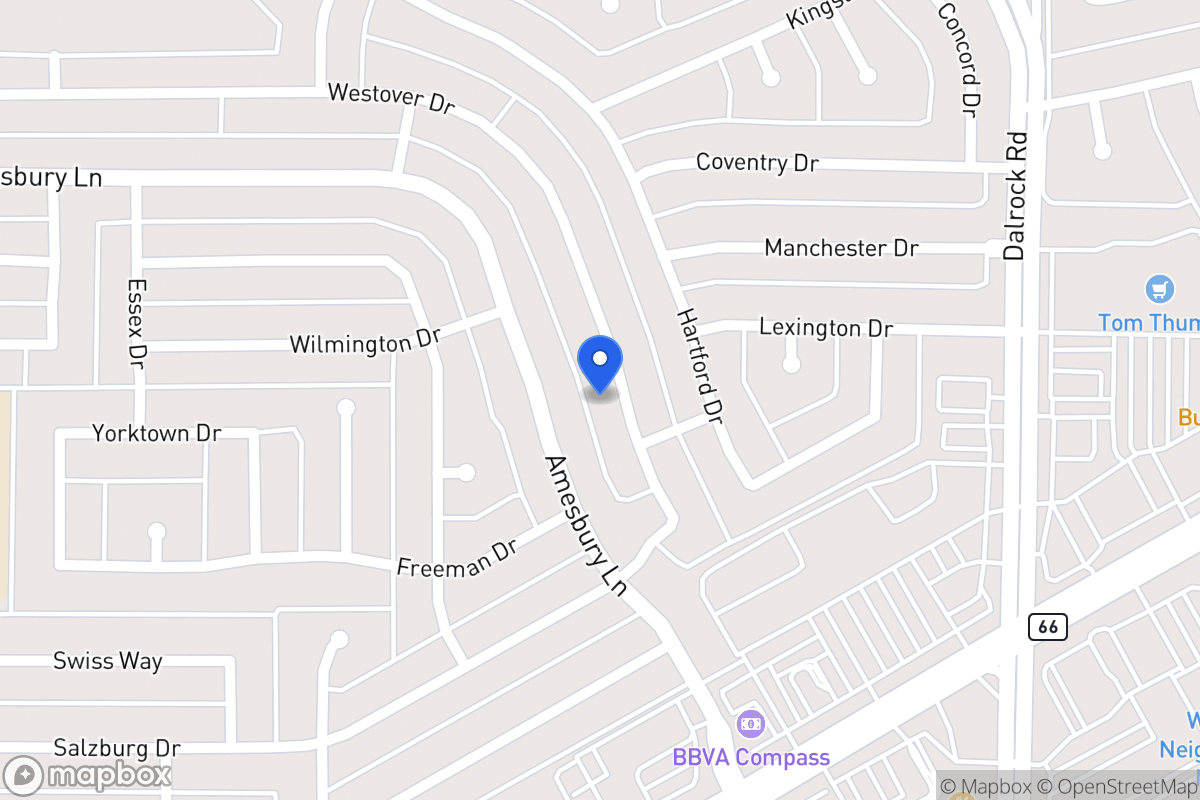 Map of 6505 Westover Dr