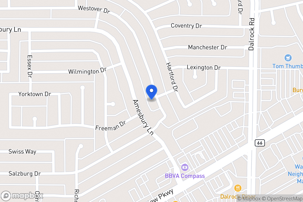 Map of 6409 Westover Dr