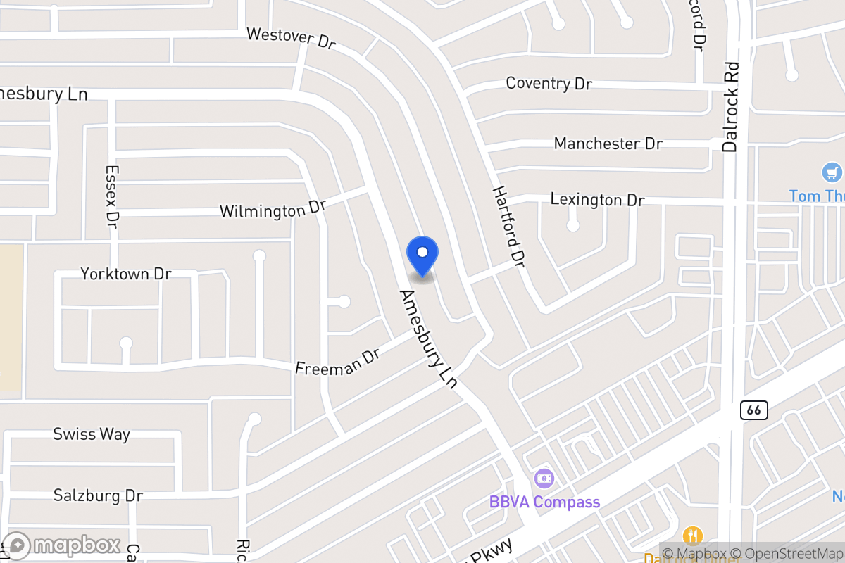 Map of 6502 Amesbury Ln
