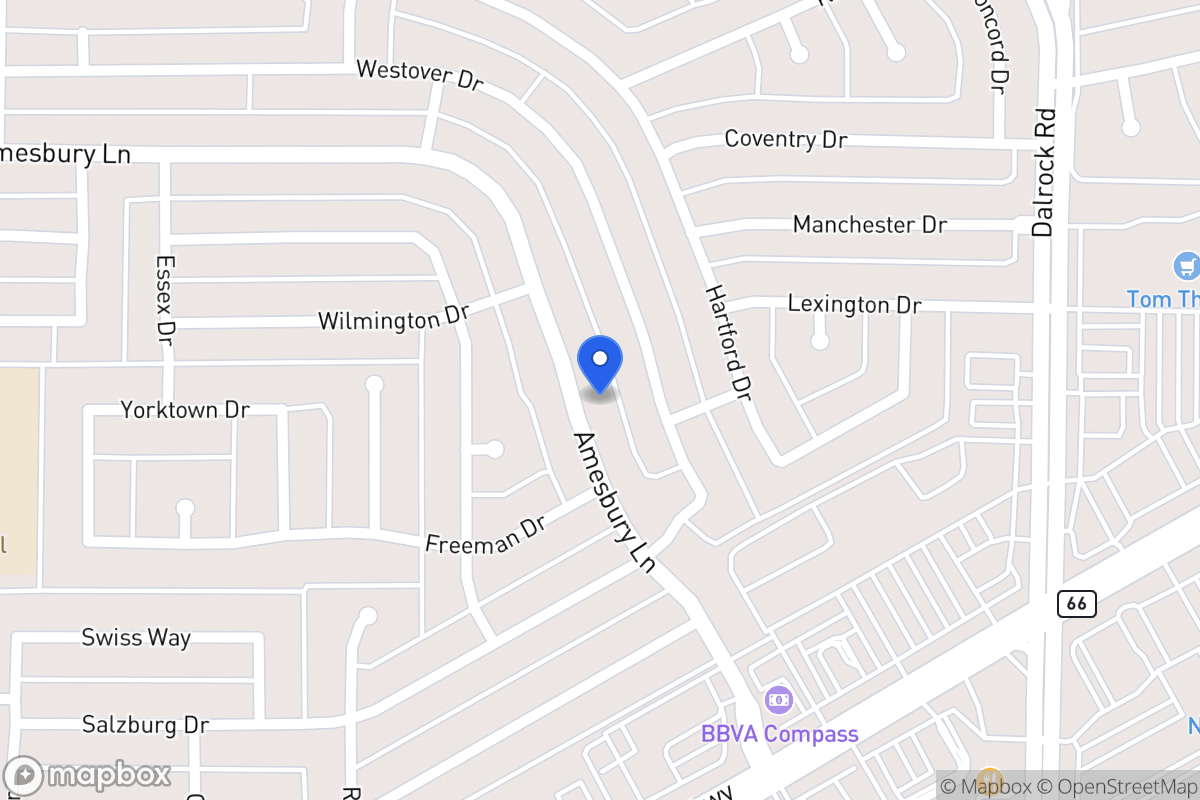 Map of 6506 Amesbury Ln