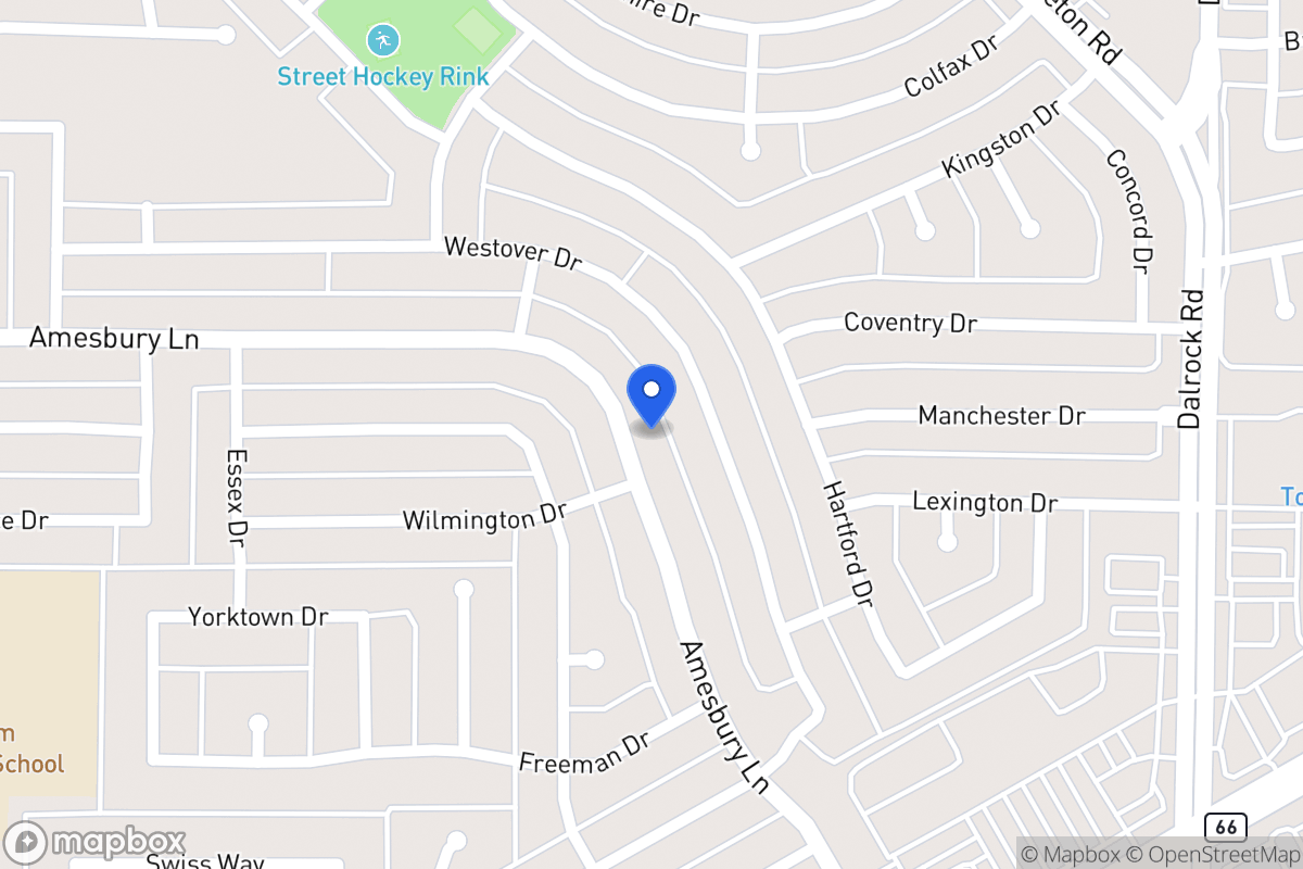 Map of 6706 Amesbury Ln