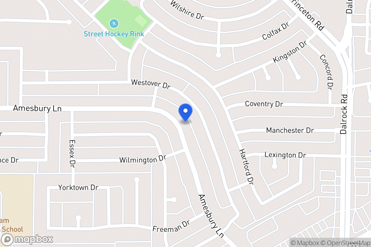 Map of 6714 Amesbury Ln