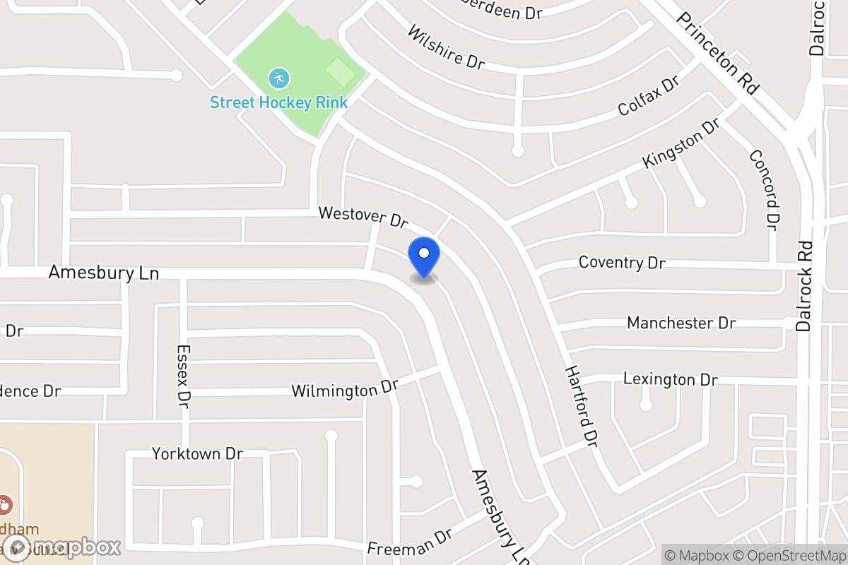 Map of 6806 Amesbury Ln