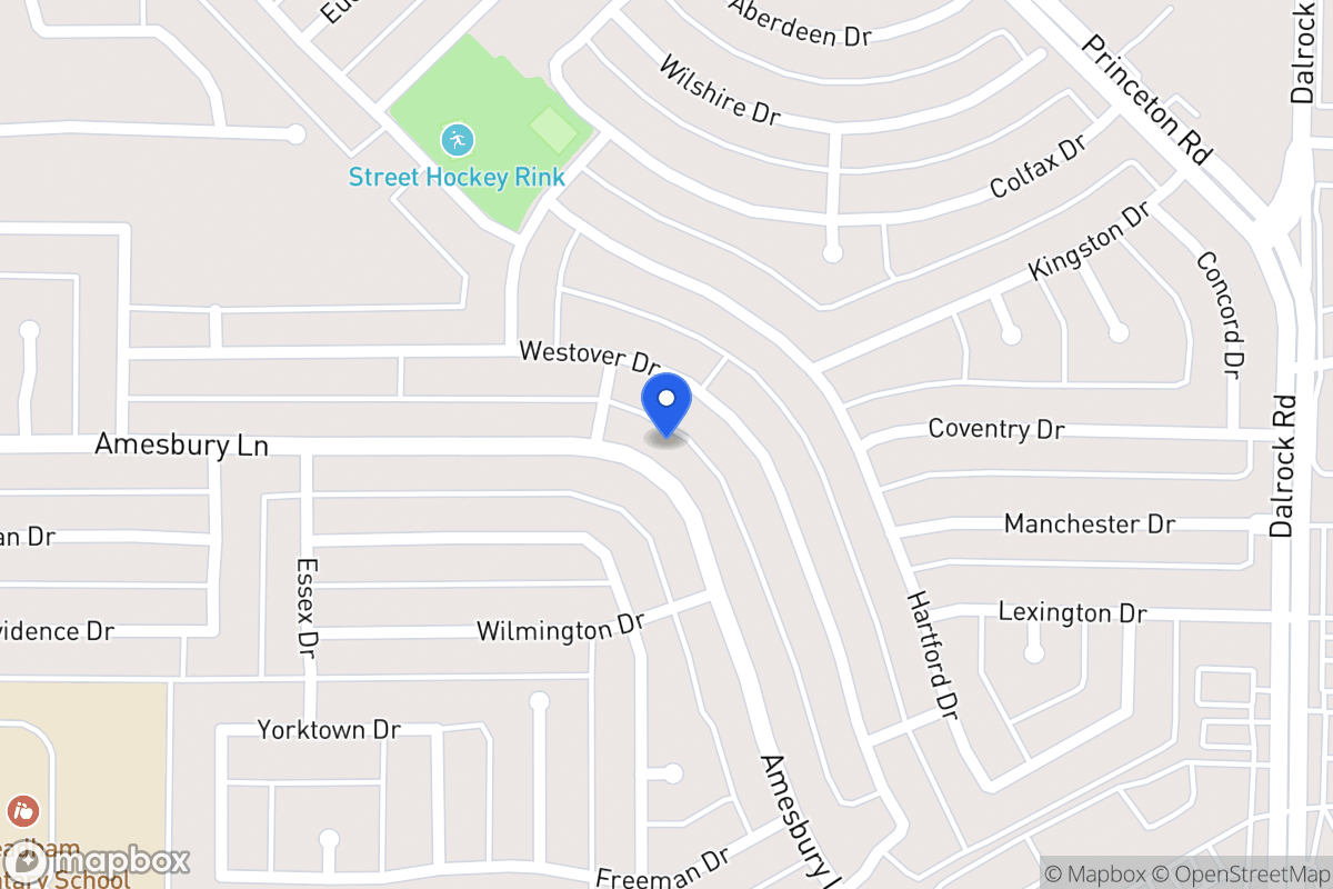 Map of 6810 Amesbury Ln