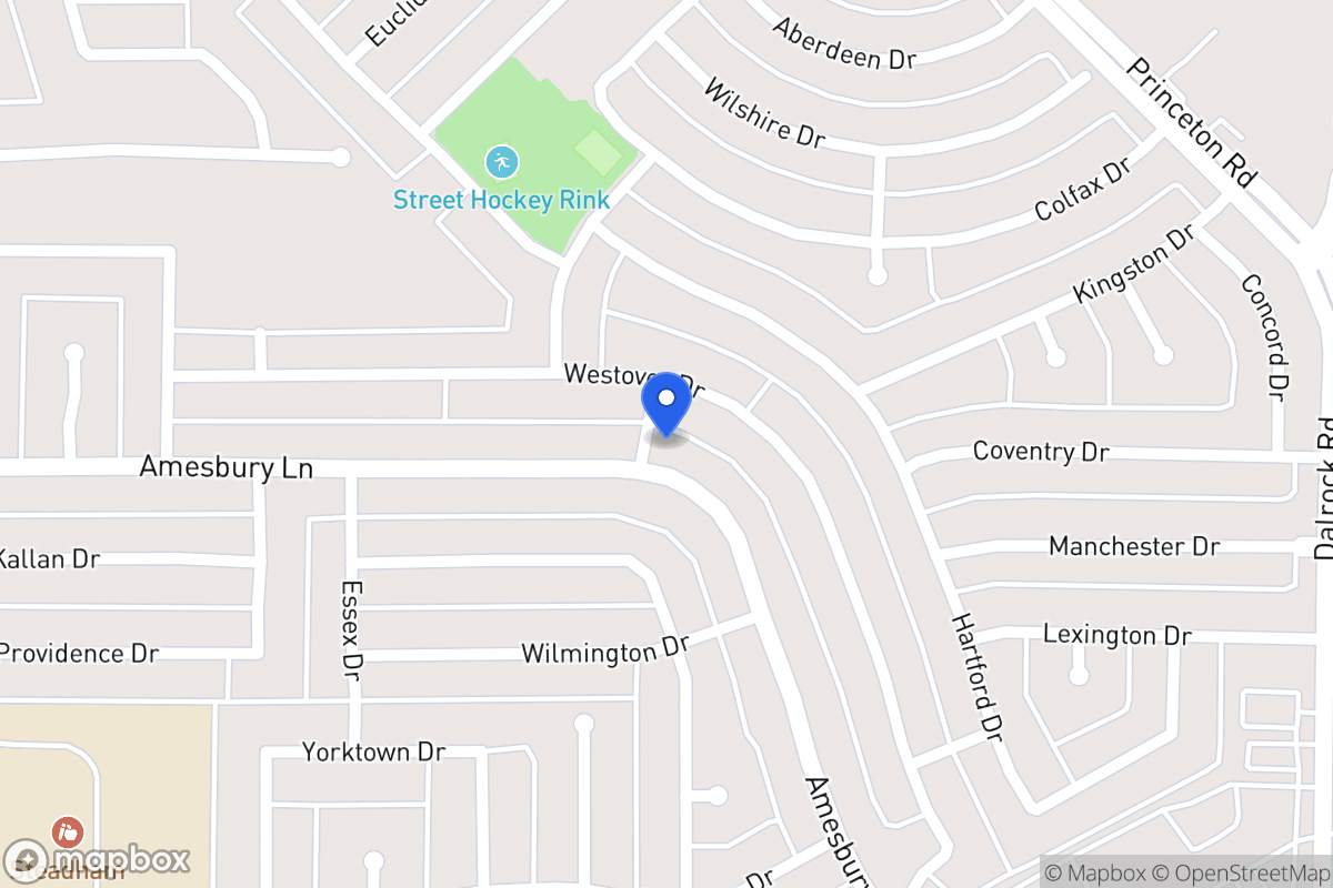 Map of 6902 Amesbury Ln