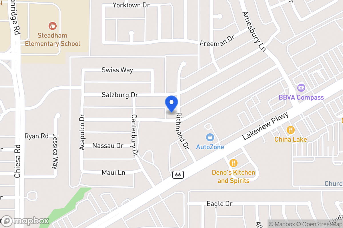 Map of 6209 Richmond Dr