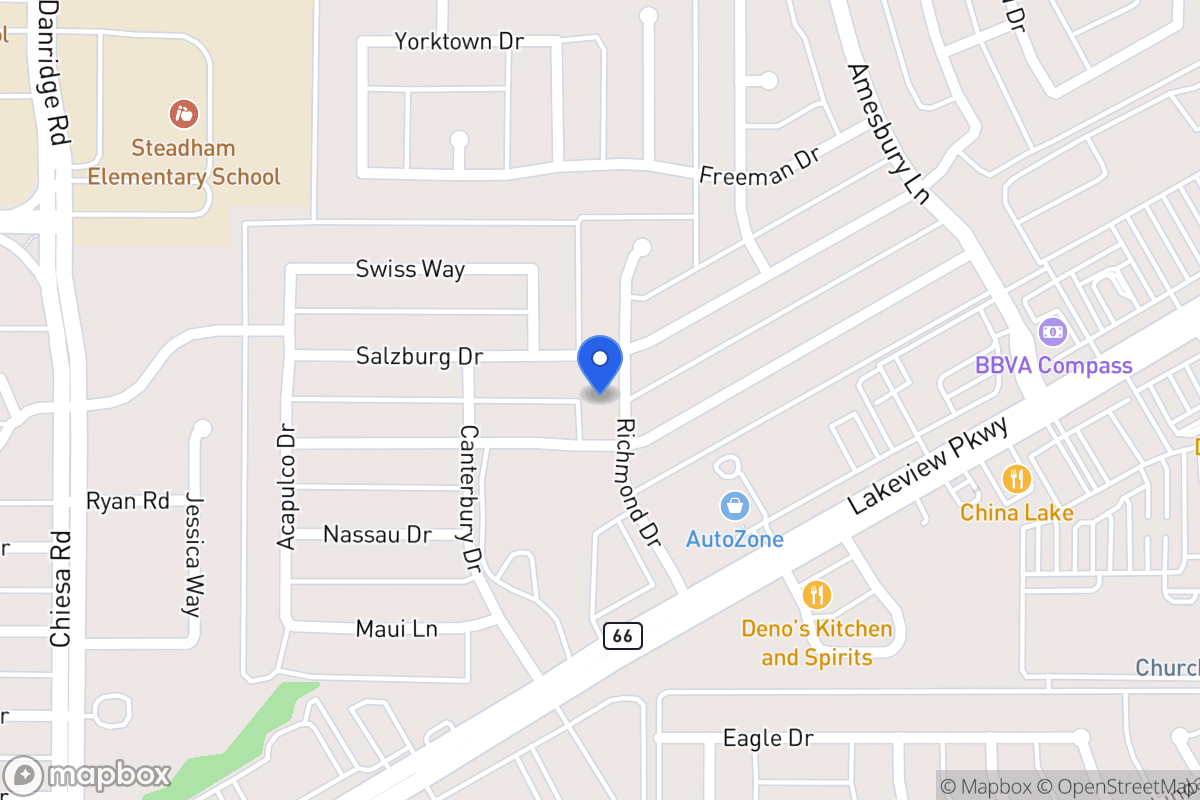 Map of 6213 Richmond Dr