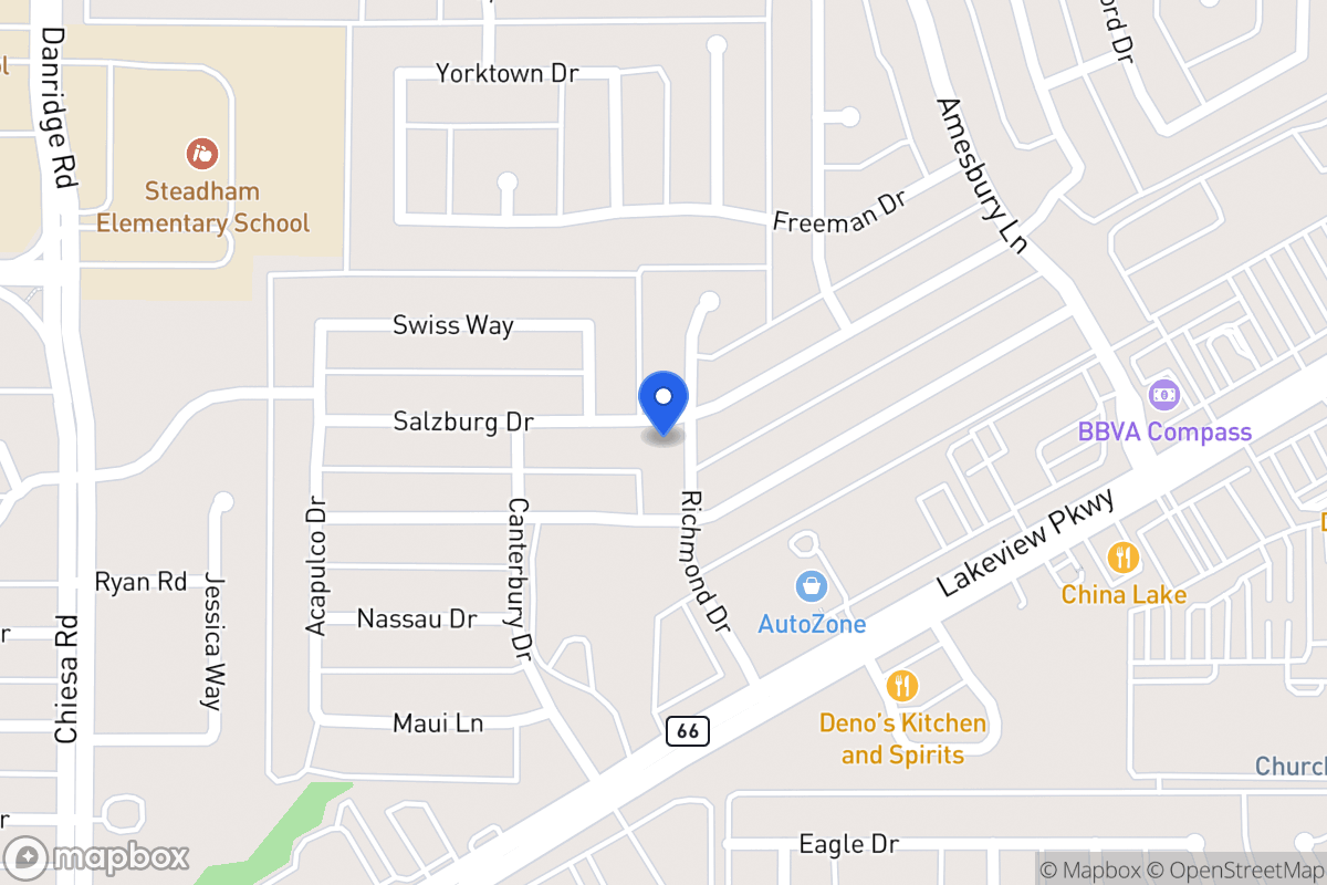 Map of 6301 Richmond Dr