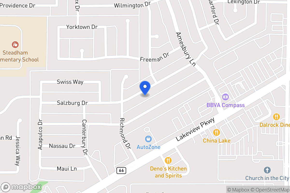Map of 8002 Salzburg Dr
