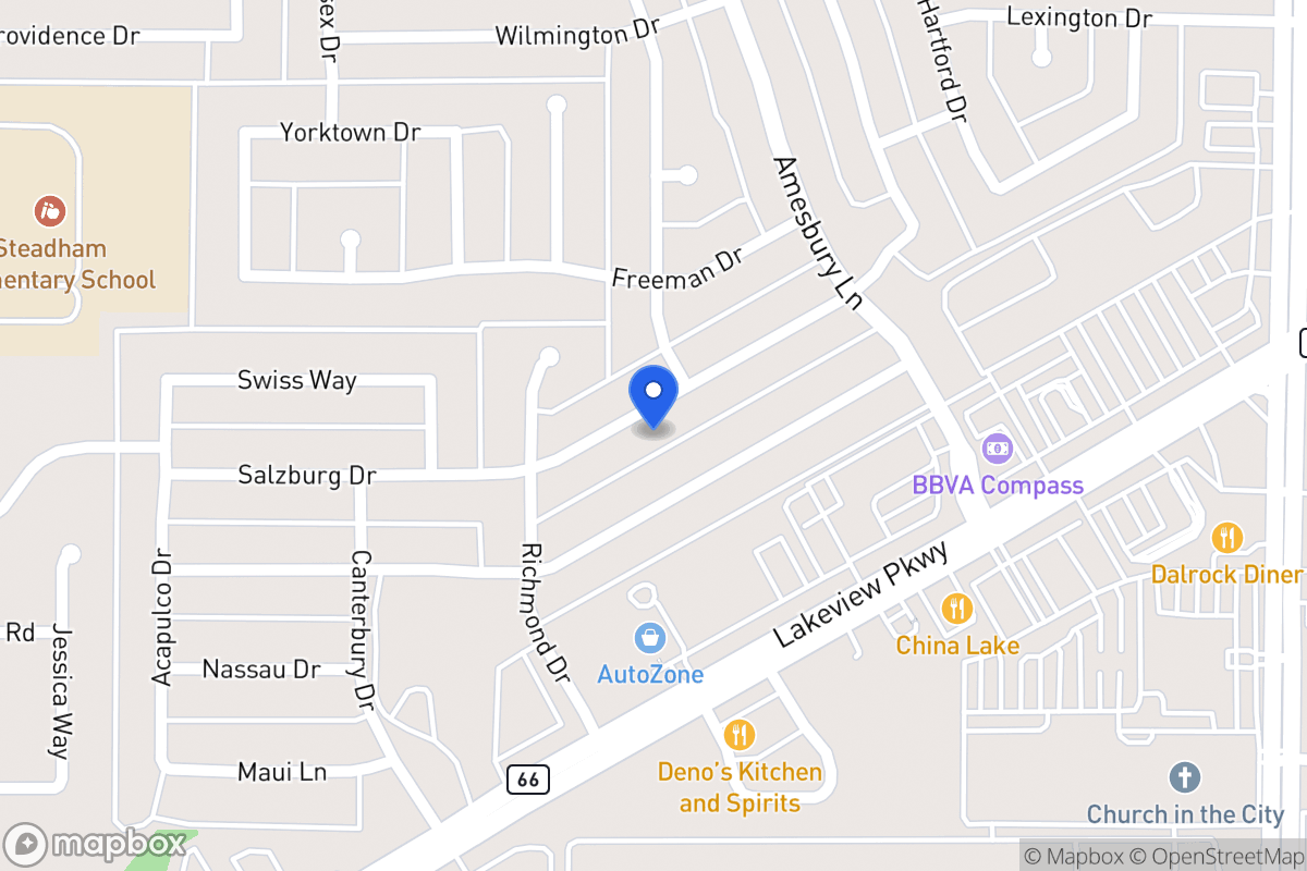 Map of 8006 Salzburg Dr