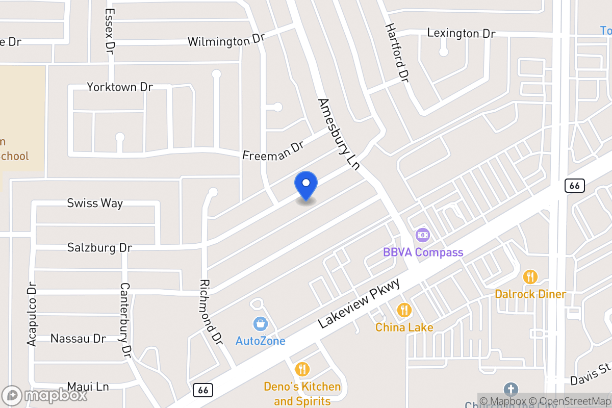 Map of 8110 Salzburg Dr