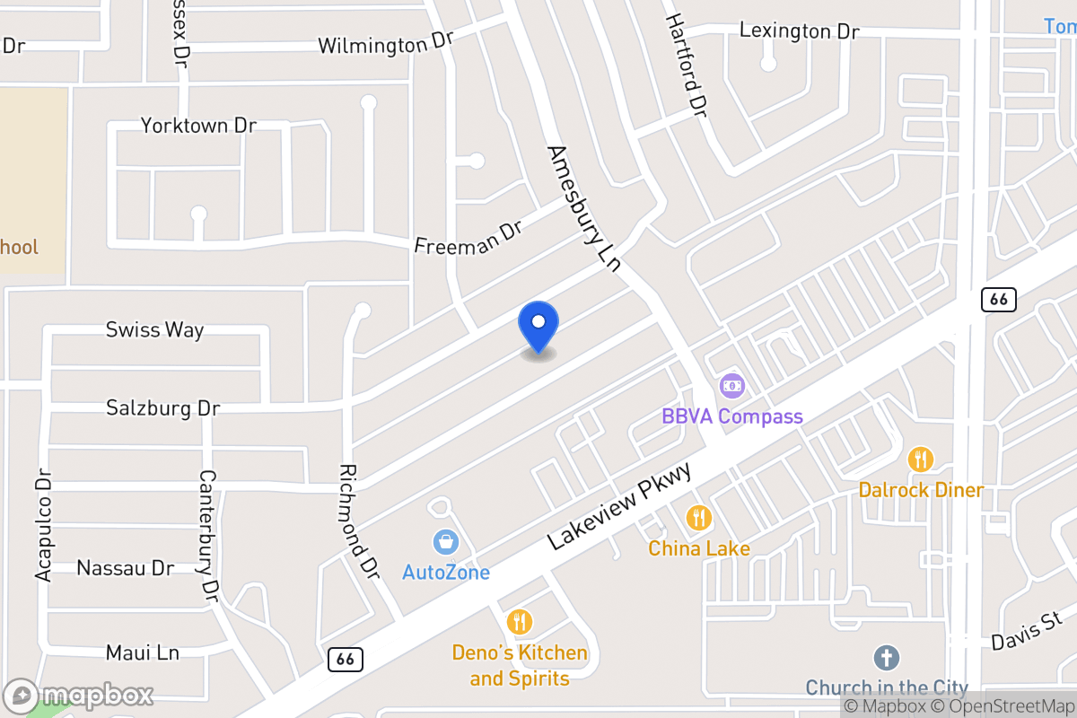 Map of 8109 Munich Dr