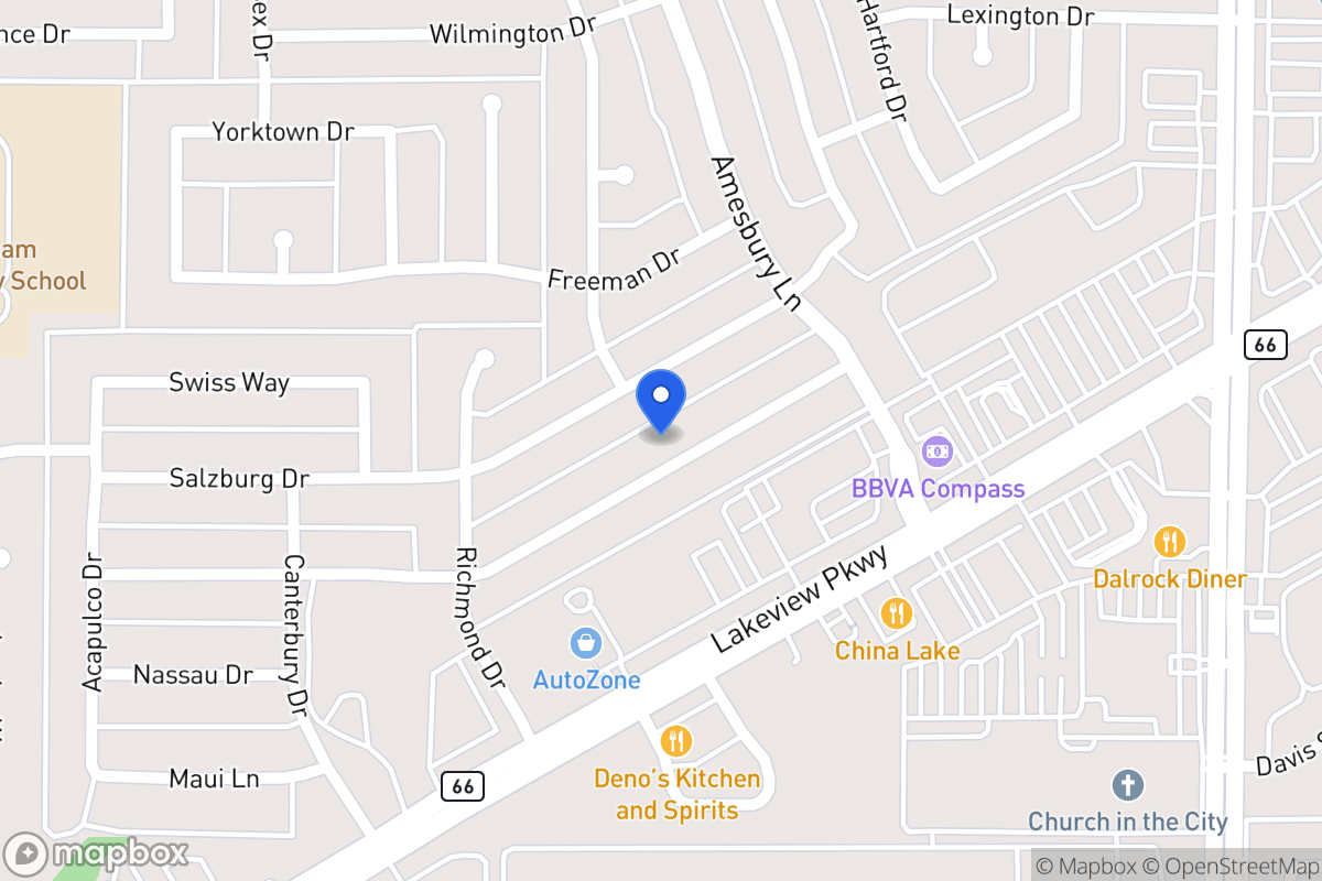 Map of 8101 Munich Dr