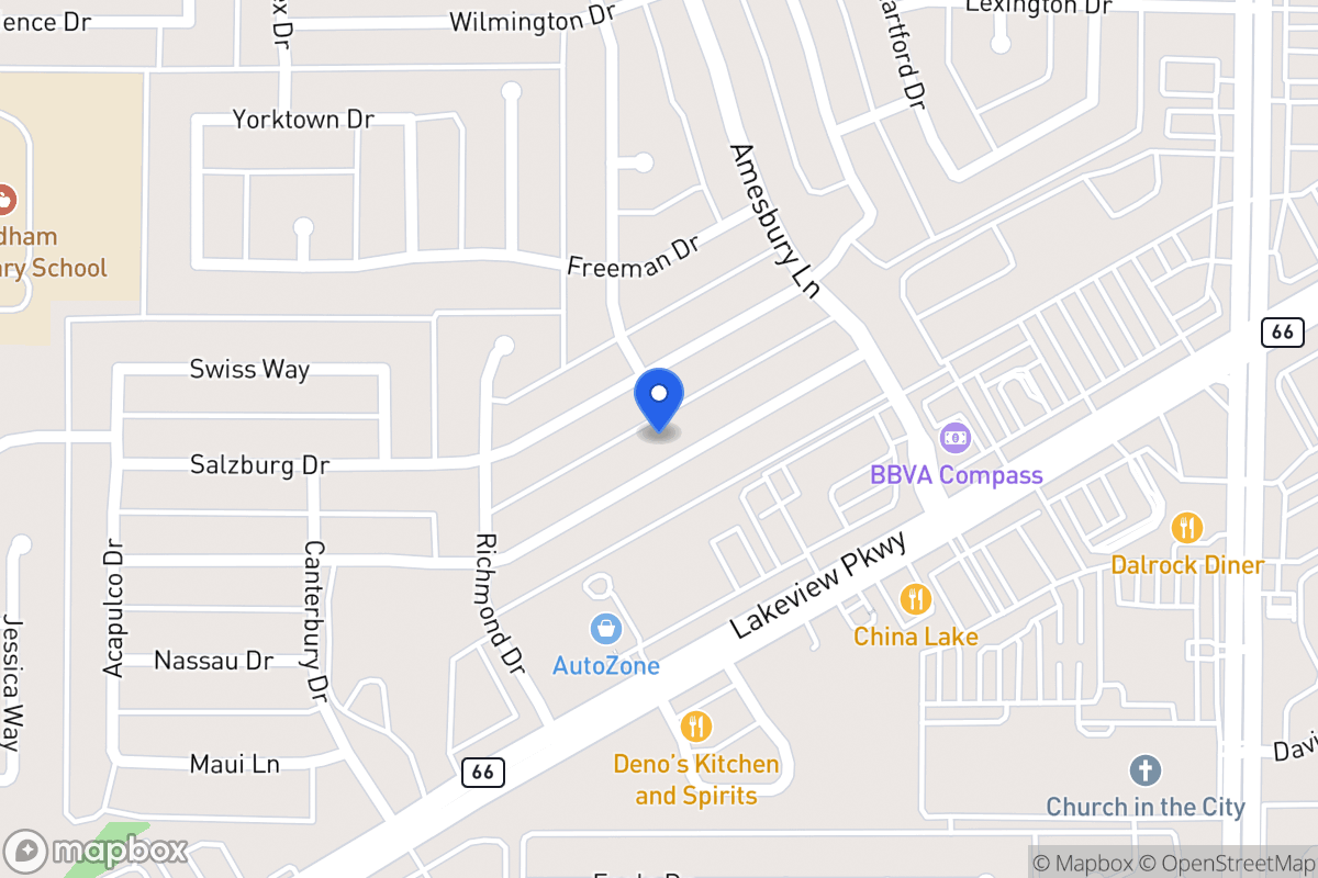 Map of 8013 Munich Dr