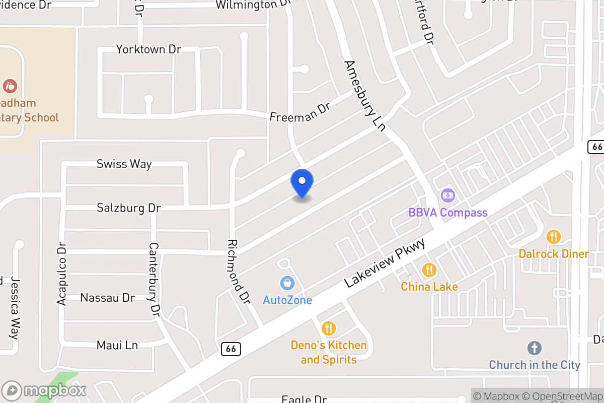 Map of 8009 Munich Dr