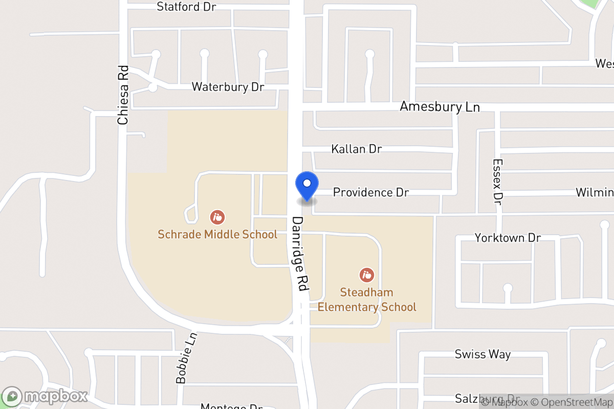 Map of 7402 Providence Dr