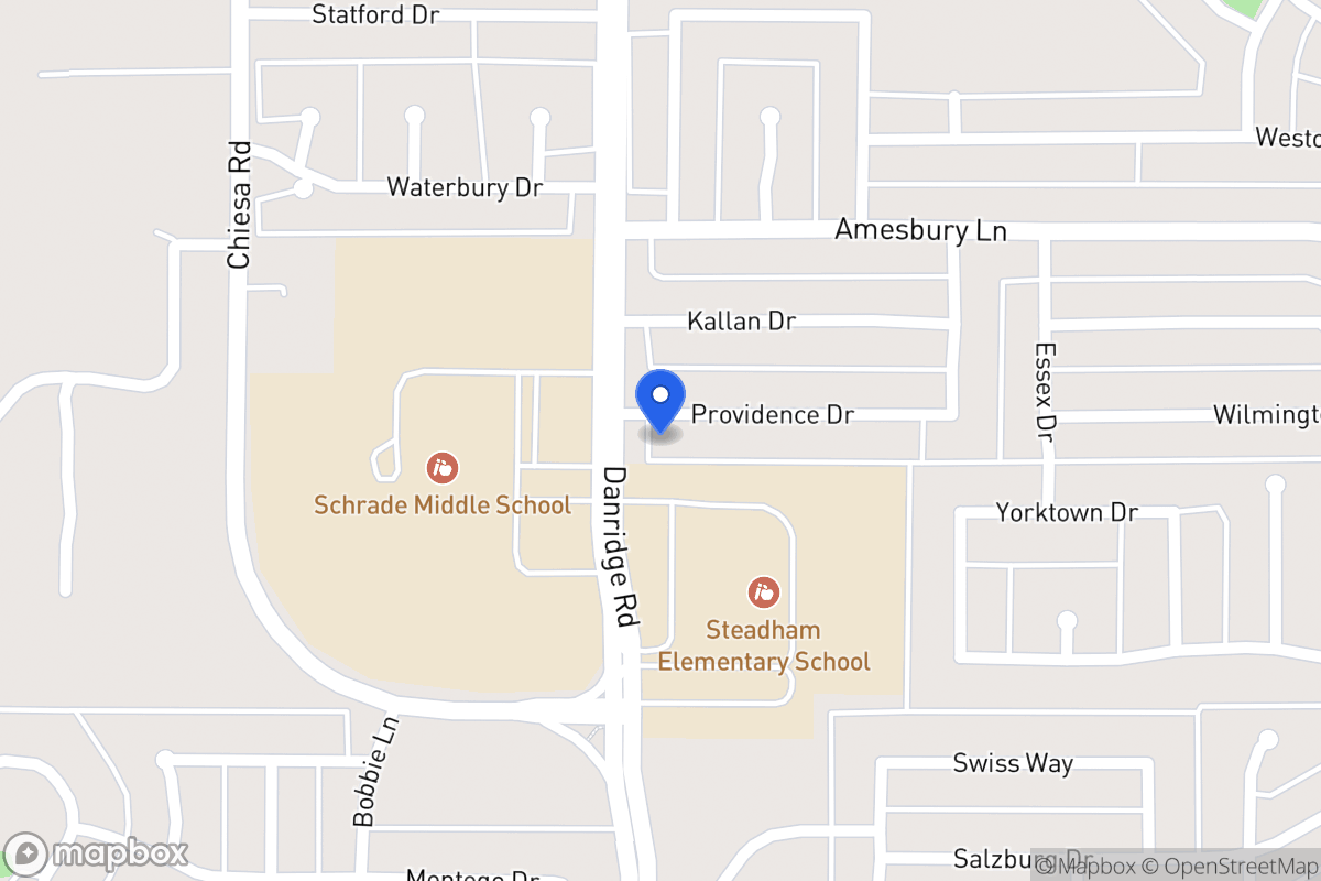 Map of 7406 Providence Dr