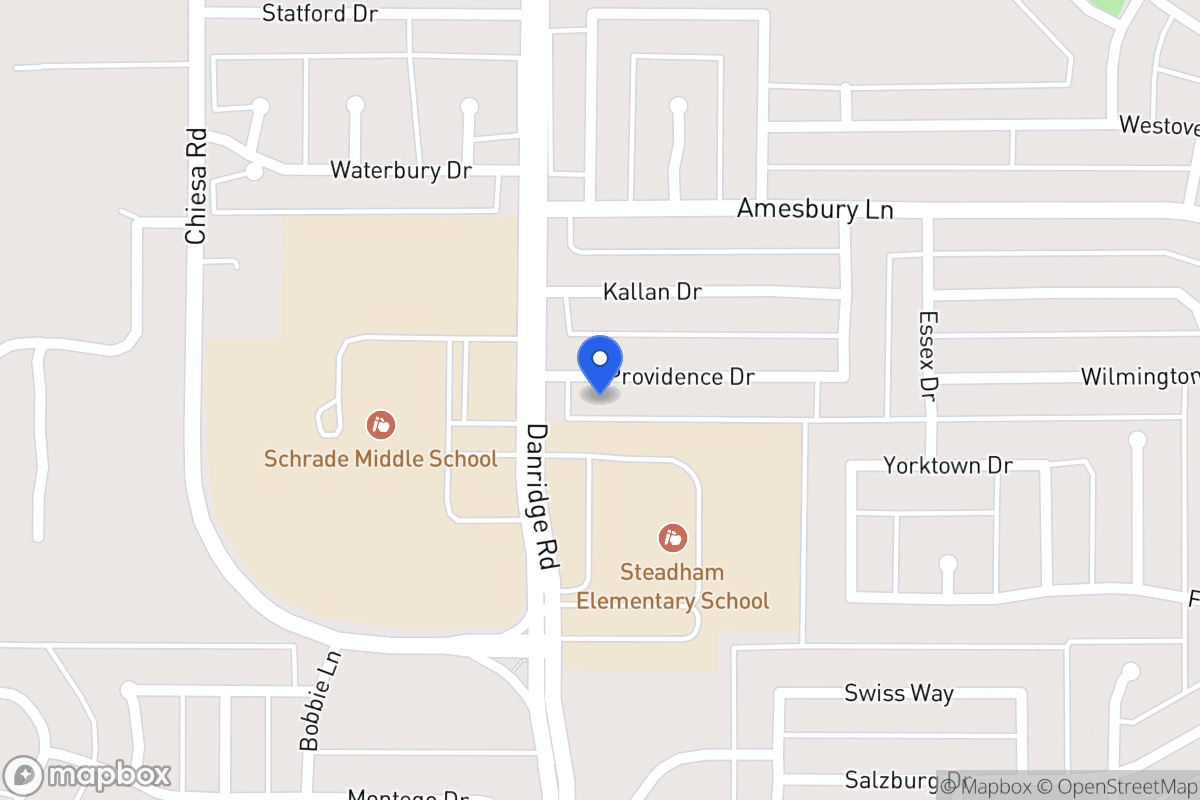 Map of 7410 Providence Dr