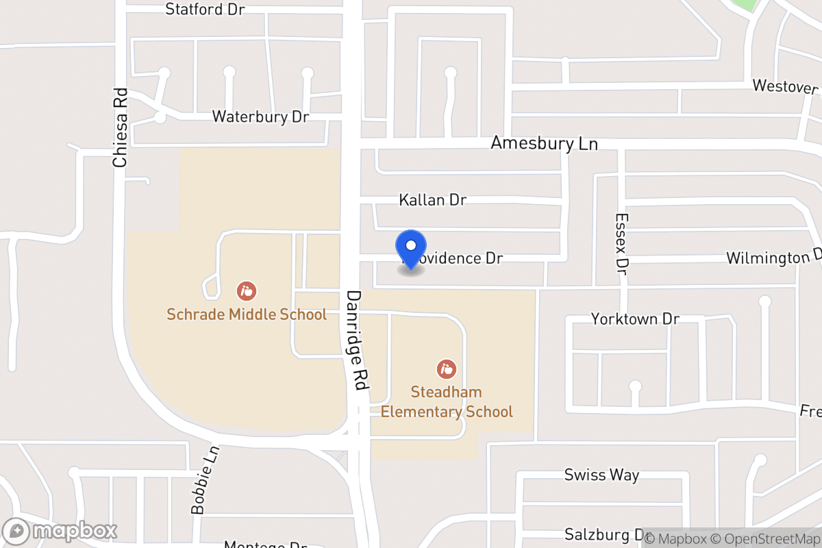 Map of 7414 Providence Dr