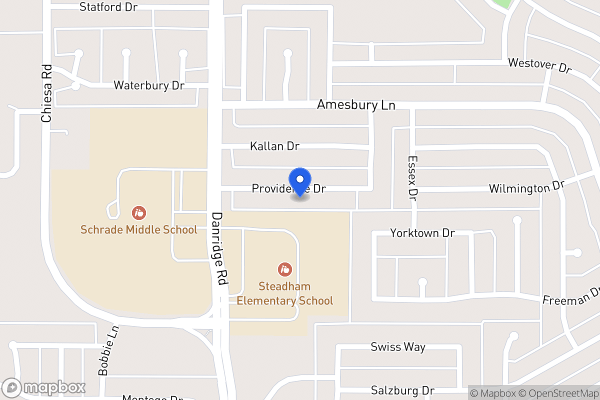 Map of 7514 Providence Dr