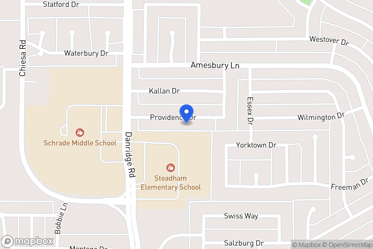 Map of 7602 Providence Dr