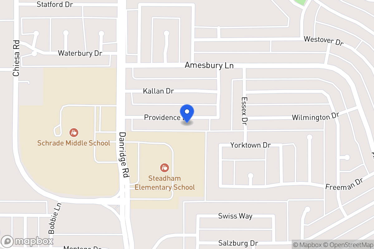 Map of 7606 Providence Dr