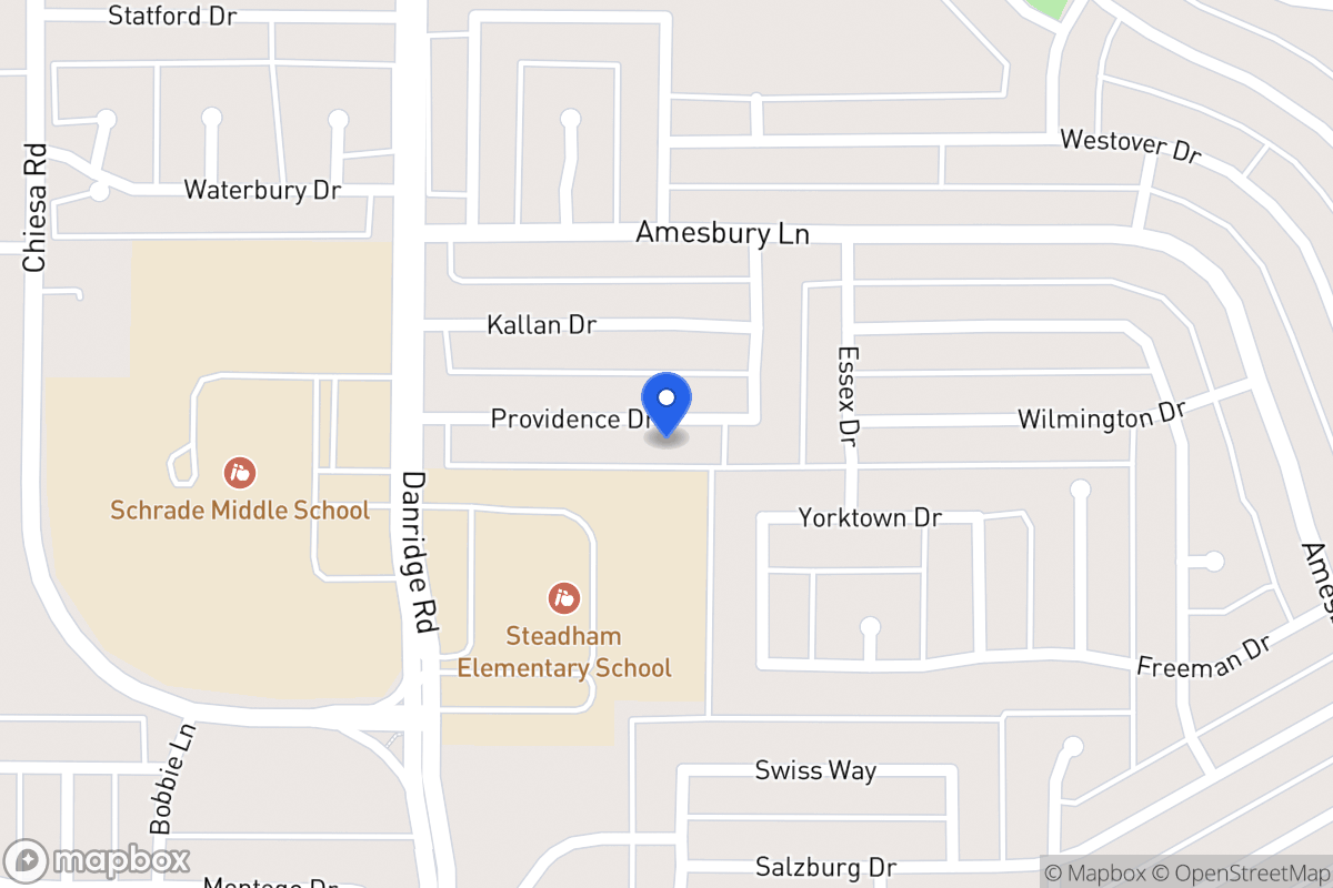Map of 7610 Providence Dr
