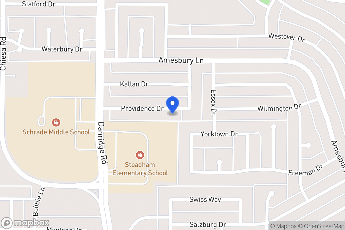 Map of 7614 Providence Dr
