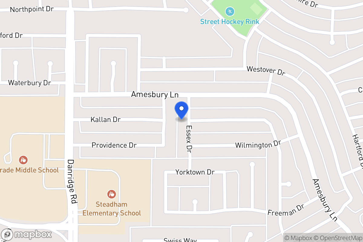 Map of 6805 Essex Dr