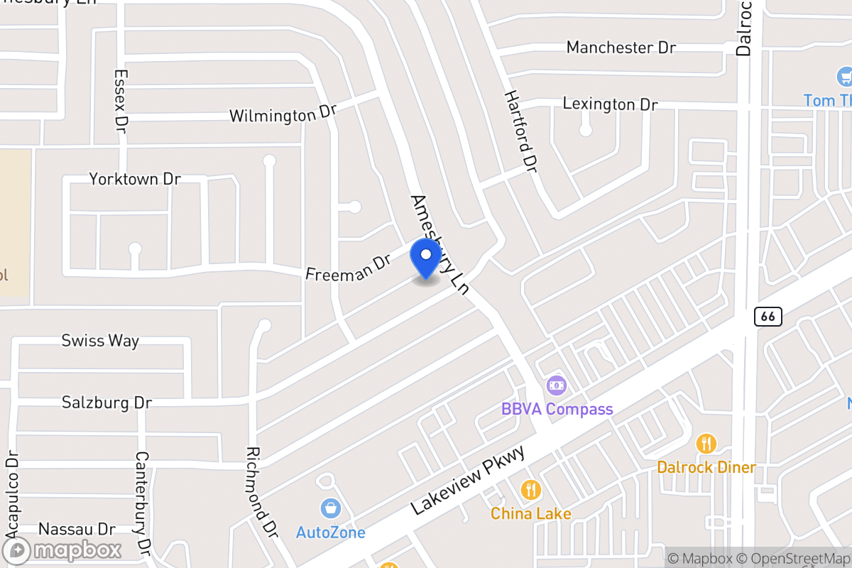 Map of 8205 Salzburg Dr