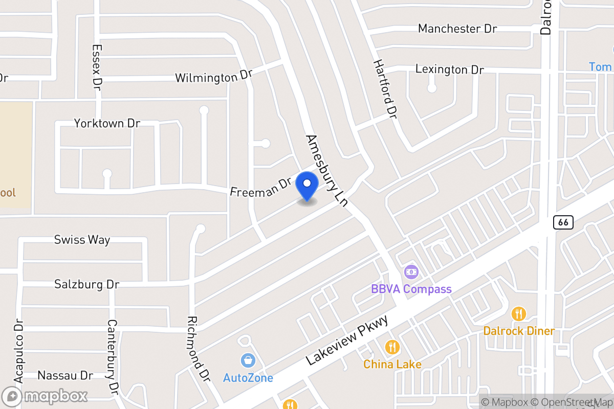 Map of 8201 Salzburg Dr