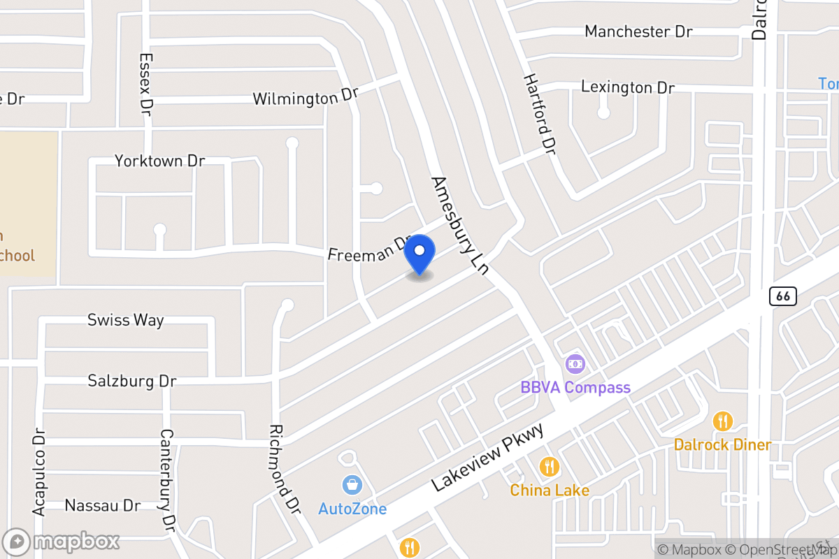 Map of 8113 Salzburg Dr