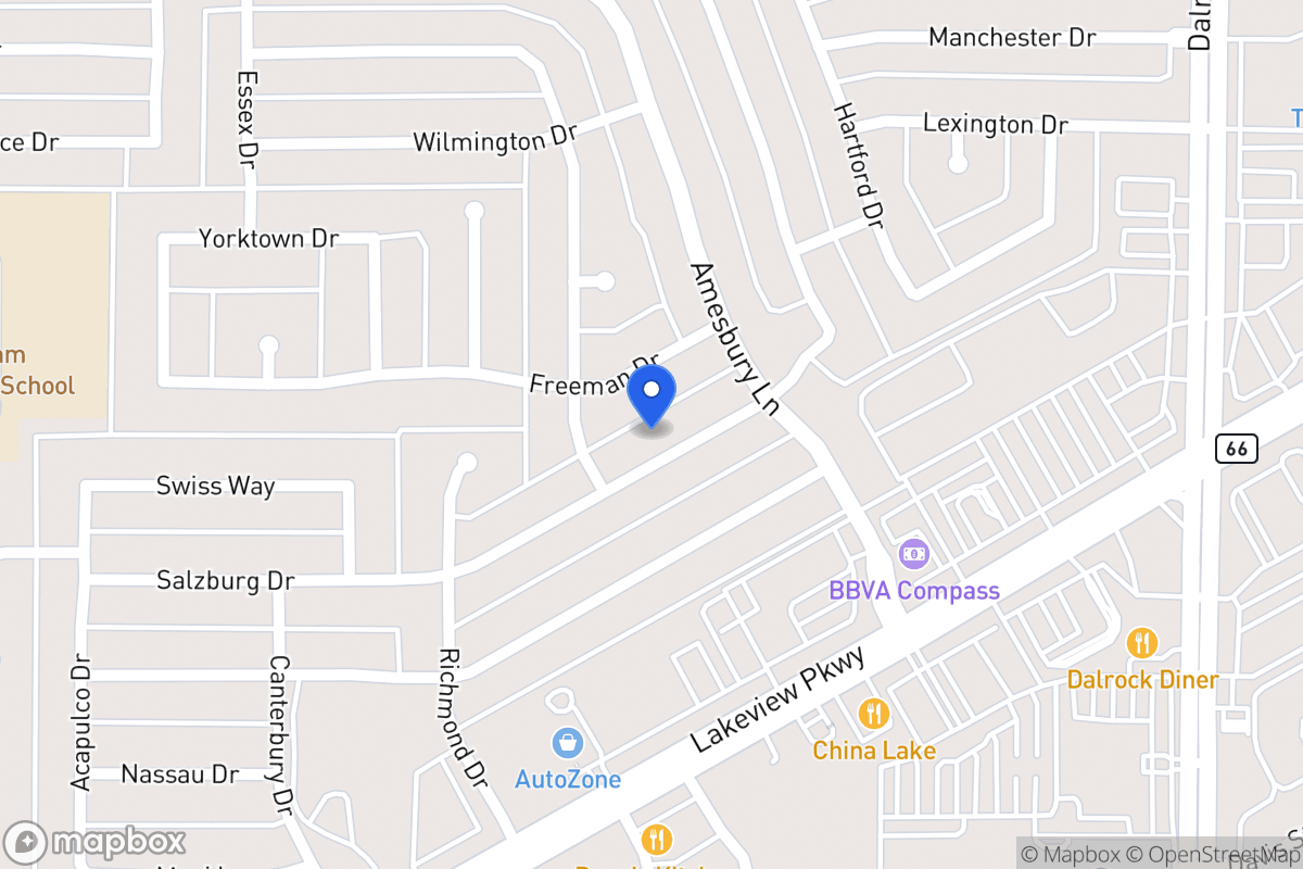 Map of 8109 Salzburg Dr