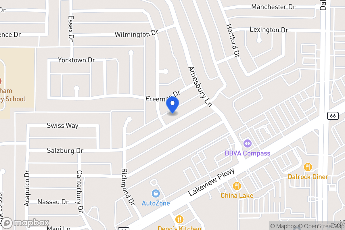 Map of 8105 Salzburg Dr