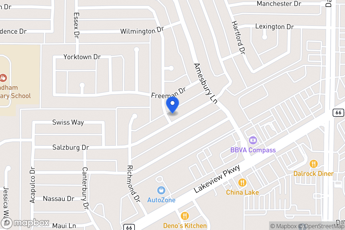 Map of 8101 Salzburg Dr