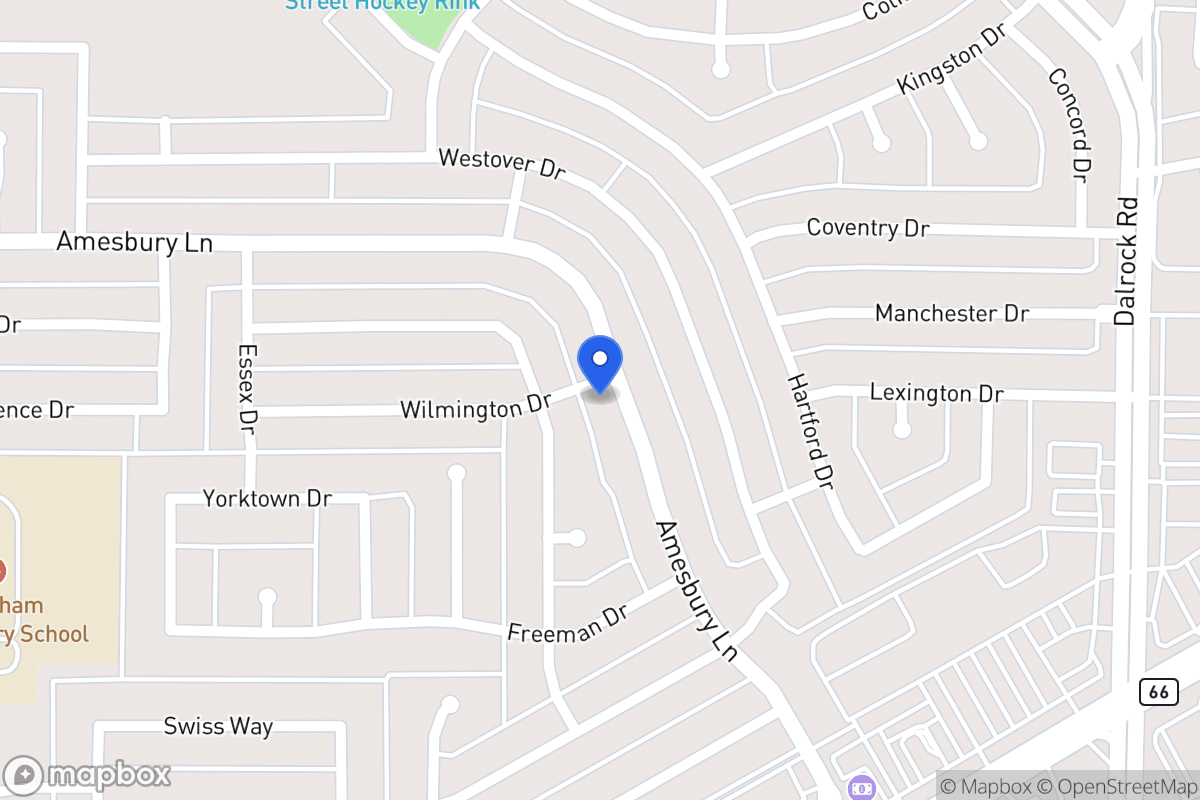 Map of 6609 Amesbury Ln