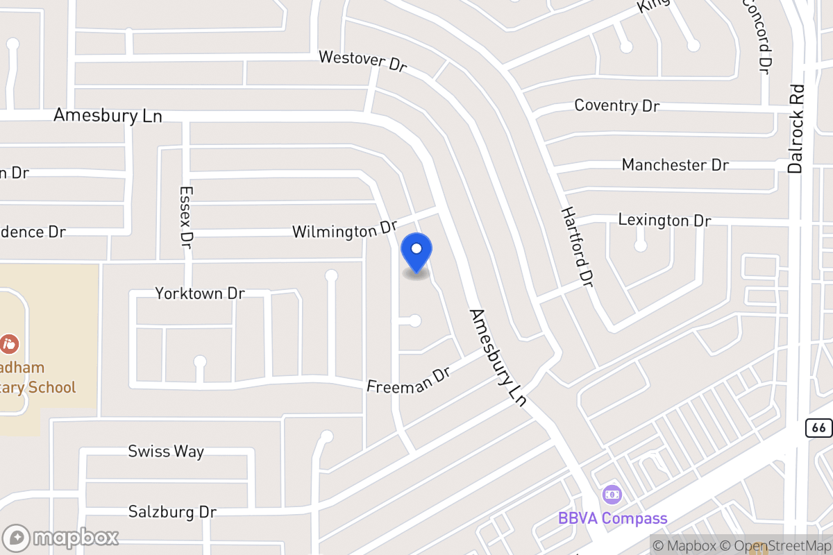 Map of 6606 Marquett Dr