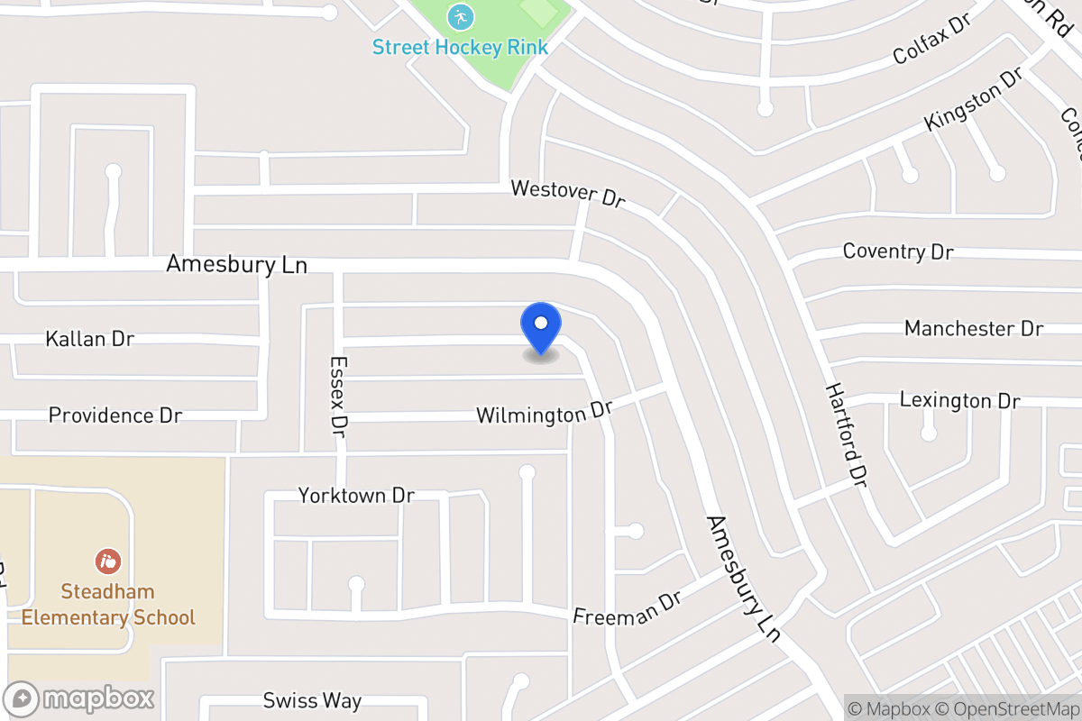 Map of 8010 Marquett Dr