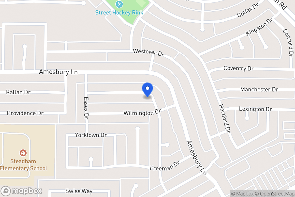 Map of 8014 Marquett Dr