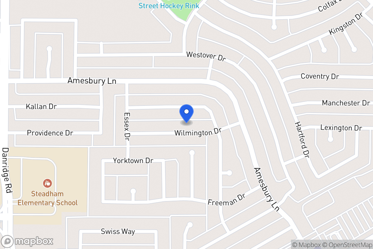 Map of 8001 Wilmington Dr